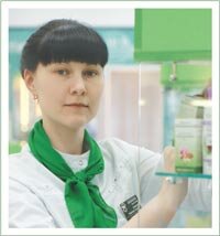 Надежда Сергеевна ПАНАСКО, заведующая аптекой № 300 ГПКК «Губернские аптеки»